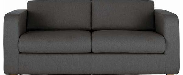 Habitat Porto Fabric 3 Seat Sofa Bed - Charcoal