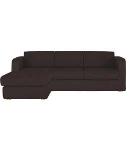 Porto Reversible Chaise Sofa Bed - Brown