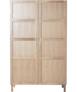 Habitat Radius Double Wardrobe Frame - Oak