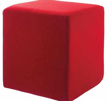 Rox Red Fabric Footstool
