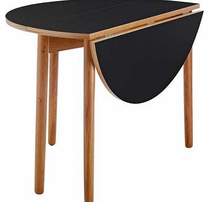 Habitat Suki Black Folding Dining Table