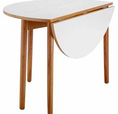 Habitat Suki White Folding Dining Table