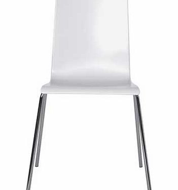 Habitat Verdi White Dining Chair