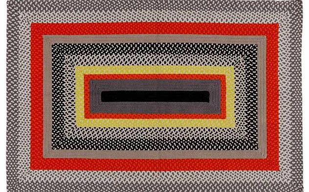 Habitat Yorke Multicoloured Braided Rug - 120 x
