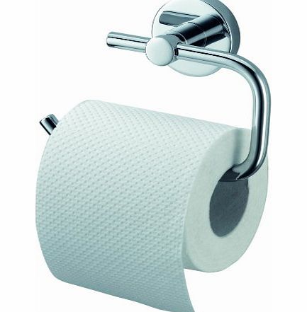 Haceka Kosmos 1121427 Stainless Steel and Zinc Alloy Haceka Toilet Roll Holder, Silver