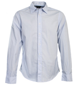 Hackett 8AM Blue and White Stripe Shirt