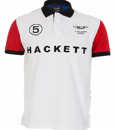 Hackett Aston Martin Black Collar Polo