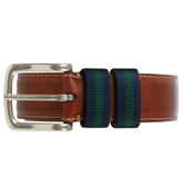 Brown Leather Buckle Belt