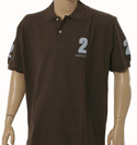 Hackett Chocolate Brown No.2 Cotton Polo Shirt