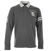 Hackett Grey Rugby Shirt