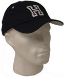 Navy Cotton Cap With Large Logo
