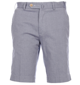 Hackett Oxford Amalfi Blue Shorts