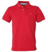 Hackett Red Pique Polo Shirt