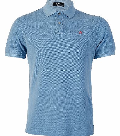 Hackett Sky Blue Chest Logo Polo