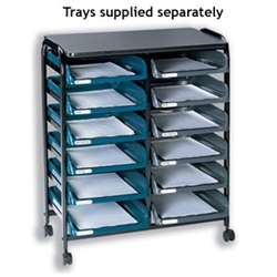Hago Beanstalk File Trolley 12 Tray Capacity