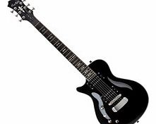 Ultra Swede Left-Handed Guitar Black