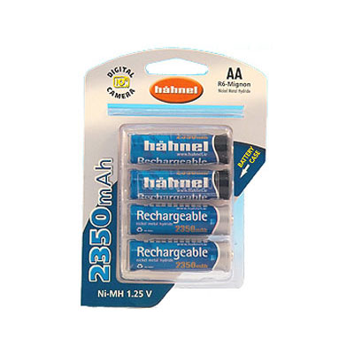 Hahnel 2350mAh NiMH Batteries (Pack of 4)