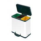 Trento Oko Recycling Bin 33L (3X11L) Stainless
