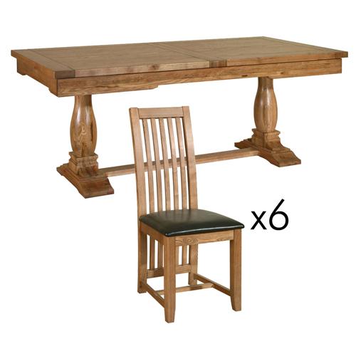 Hailsham Oak Dining Set 1019.041