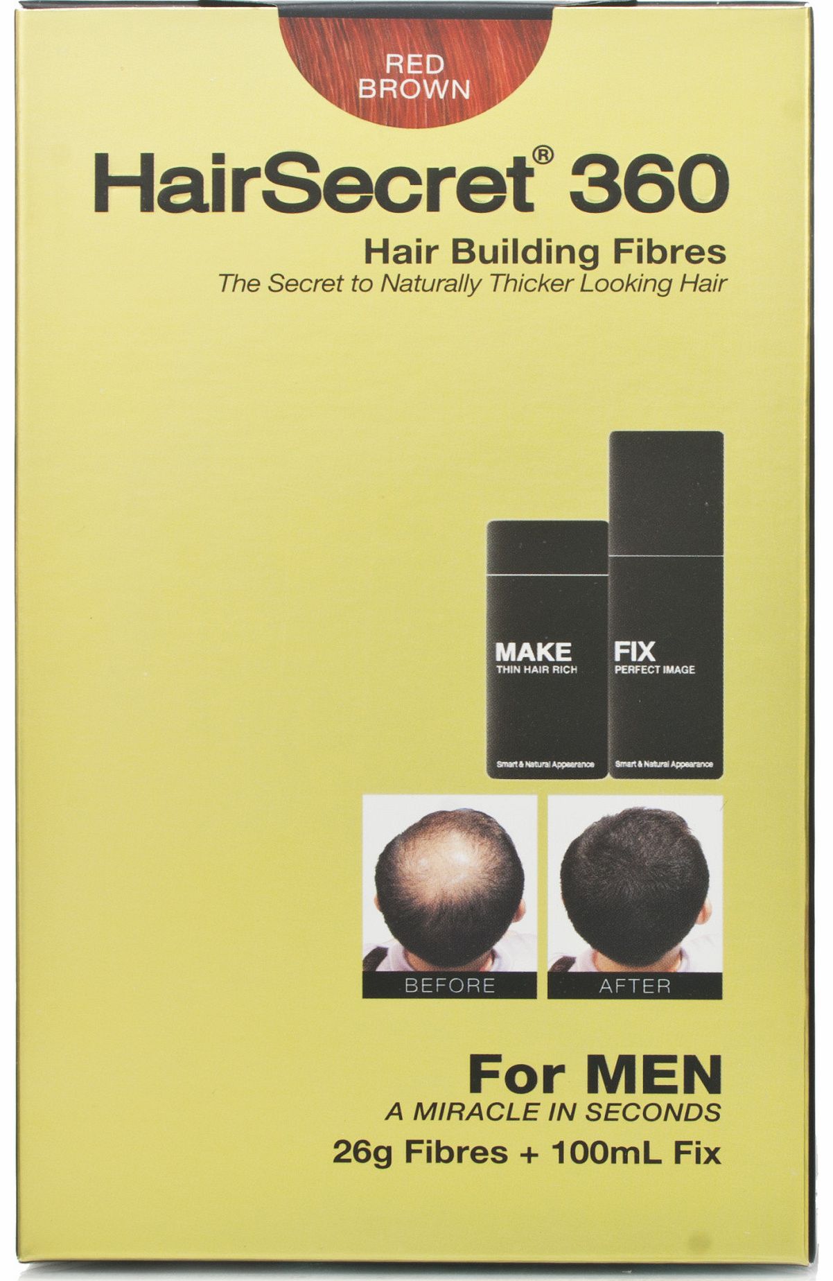 HairSecret 360 For Men Auburn