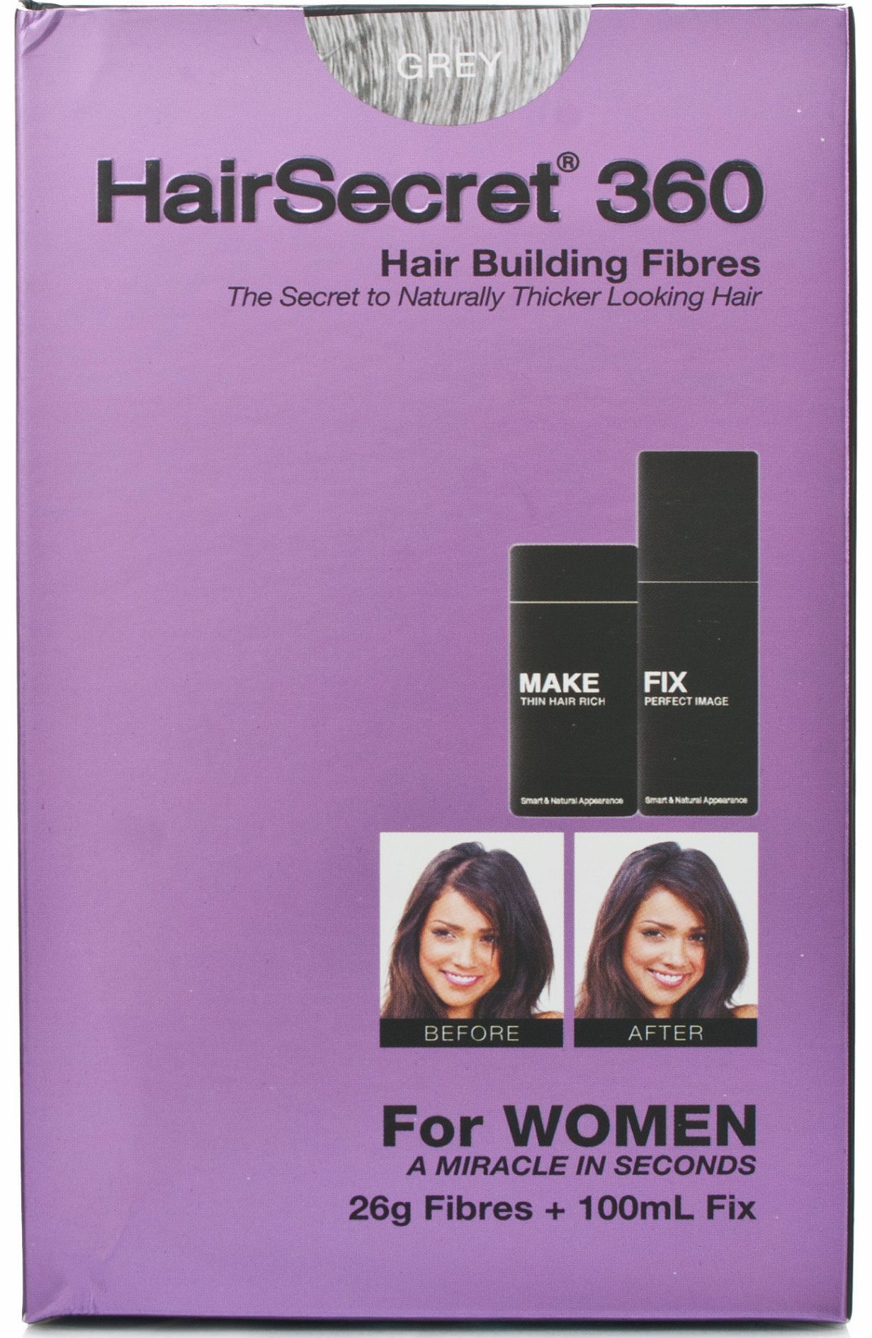 HairSecret 360 For Women Grey