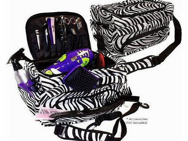 Hairdressing Zebra Tool Case / Kit Bag