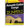 Hal Leonard Europe Acoustic Guitar Songs For Dummies