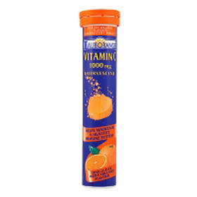 Effervescent Orange Vitamin C Tablets