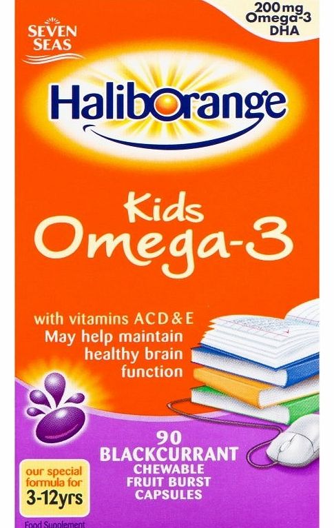 Haliborange Kids Omega-3 Chewy Blackcurrant