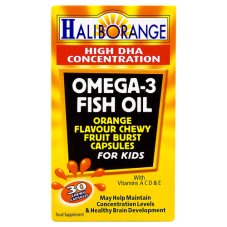 Haliborange Omega-3 Fish Oil Chewy 30 Capsules