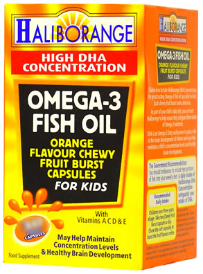 Haliborange Omega 3 for Kids Orange Chews x 90