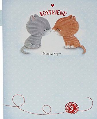 Hallmark Valentines Day Boyfriend Cute Serrated Card Edge Card - Medium