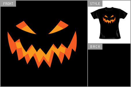 Halloween (Evil Smile) Skinny T-Shirt cid_4896SKBP