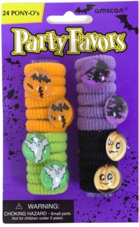 halloween Favours : 24 Pony Os