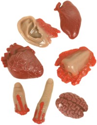 halloween Favours : Bloody Body Part (1 of Asst)