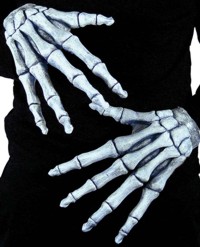 Halloween Hands - Skeleton Gloves