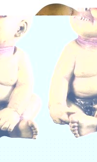 Halloween Possessed Baby with Spinning Head