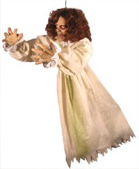 Halloween Possessed Girl Hanging Decoration