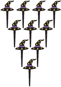 halloween Witch Hat Picks (Pk 10)
