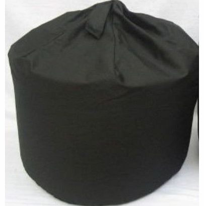 Extra Large Size Bean Bag Cotton Black Includes Beans