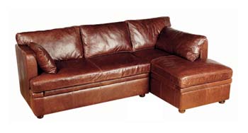 Halo Mini Leather Corner Sofa