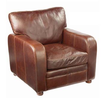 Halo Nantucket Leather Armchair