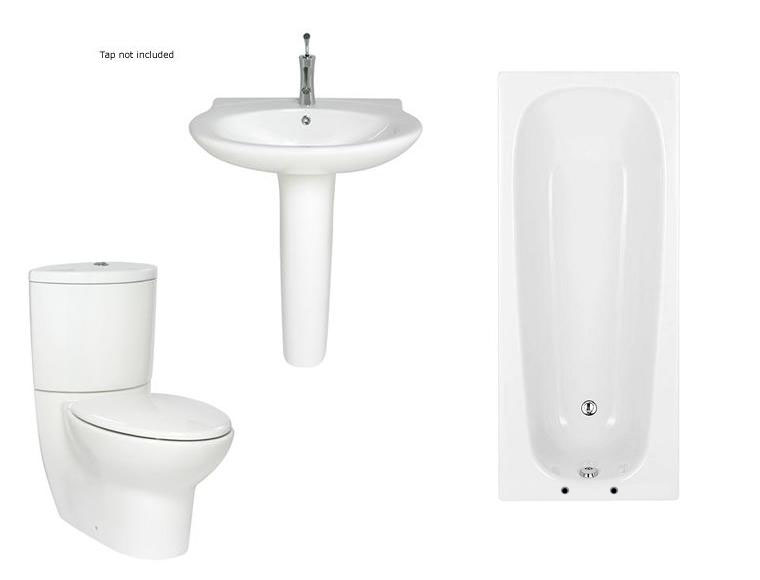 halo Suite Package B-s (basin wc steel bath)