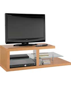 Halo TV Unit - Oak Effect