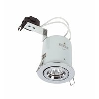 Adjustable MR16 Polished Chrome Fire Rated Downlight