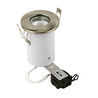 HALOLITE Fire Rated Fixed Shower Light MR16 Nickel