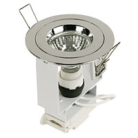 HALOLITE Fixed Mains Halogen Downlight Chrome