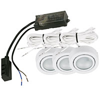 HALOLITE G4 Fixed Metal Undercabinet Downlight Pack White