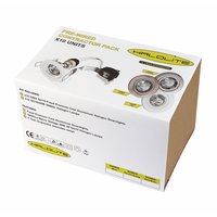 HALOLITE GU10 Cast Lock Ring Contractor Pack White