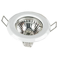 HALOLITE Low Volt Halogen MR16 Fixed Pressed Steel White